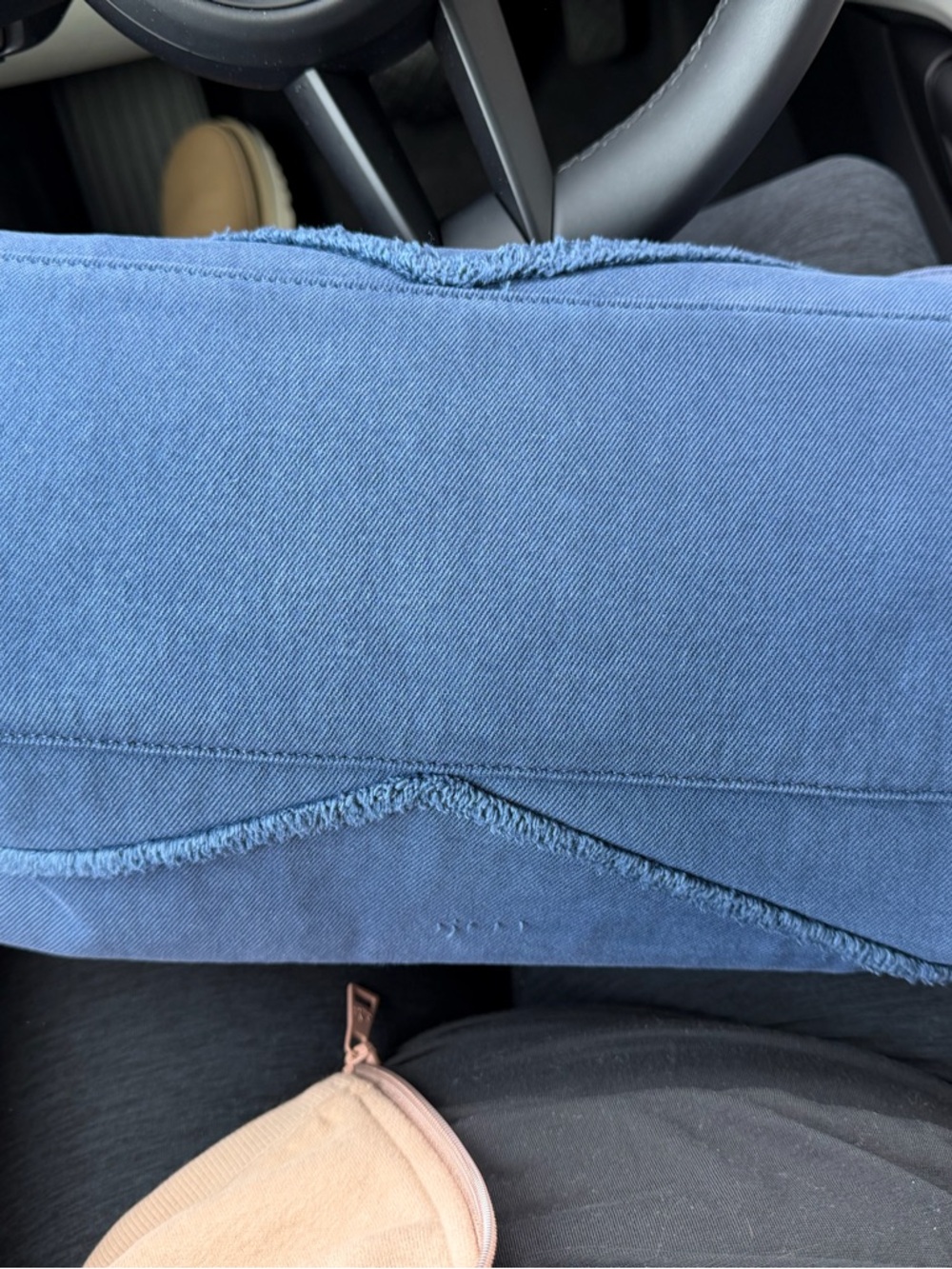 RARE CHANEL "COCO" Deauville large Navy Denim Tote - Picture 7 of 7